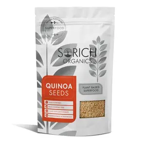 Sorich Organics Raw Quinoa Seeds 200gm | Quinoa Seeds for Eating | Quinoa Seeds for Management | Unroasted Quinoa Seeds 200g | Quinoa Seeds Organic | Healthy Snacks | Diet Food
