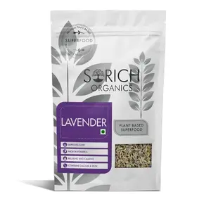 Sorich Organics Lavender Flower Herbal Tea for - 25gm - Caffeine Free Herbal Tea | Iced Tea | Good for Hair & Skin…