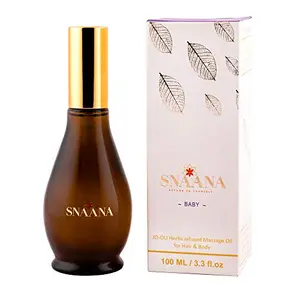 SNAANA Body & Scalp Massage Oil Made with Ayurvedic Ingredients Chemical & Preservative Free Skin Care