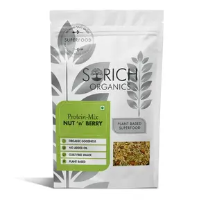 Sorich Organics Protein Mix 65gm | Protein Mix Seeds and Nuts | Seeds for Eating | Protein Seeds Mix | Healthy Snacks | Enhances Stamina | Rich in Protein Anti