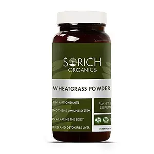 Sorich Organics Wheatgrass Powder - 100 Gm - Rich in Vitamin C & E | Antioxidant Powder | Powder For Body & Skin