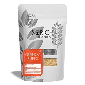 Sorich Organics Quinoa Puffs 150gm | Quinoa Puffs Snack | Puffed Quinoa | Healthy Snacks | High in Protein Fibre | Rich in Anti