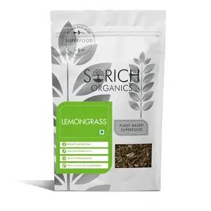 Sorich Organics Lemongrass Herbal Tea 100gm | Herbal Tea for Management | Rich in Anti| High in Vitamin B & C | s | Helps in 
