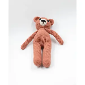 Marama Crochet Teddy Bear Soft Toy for Kids | Brown 