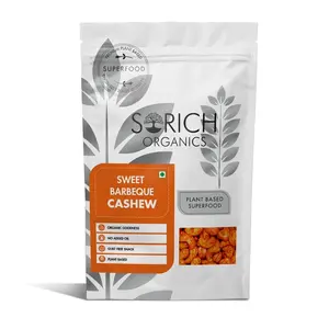Sorich Organics Sweet BBQ Cashew 65 gm - Mixture of Almonds Cashew nuts chio Peanut Spices and Condiments | Cashew w320 | Cashew Nuts |