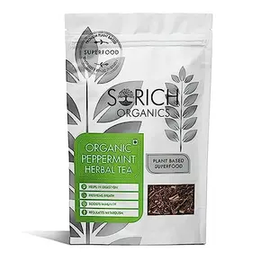 Sorich Organics Peppermint Herbal Tea 100gm | Herbal Tea for Management | Refreshing Tea | Improves | & Energy er