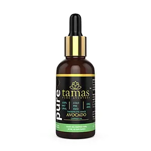 Tamas Ayurveda Avocado (Persea Gratissima) -Pressed Oil (S) (30ml): Therapeutic Grade 100% Natural Pressed and Certified Organic