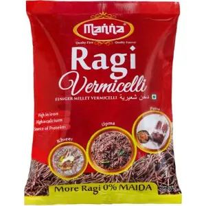 Manna Ragi (Finger Millet) Vermicelli Noodles (Semia) 200g - Pack of 10