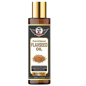 7 Fox Natural & Organic Flaxseed Oil For Hair & Skin 100ml