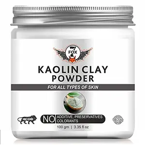 7 Fox Kaolin Clay Powder. For Face s Acne Blackheads Pigmentation Skin Repair Vitalizing & Renewal Of Skin