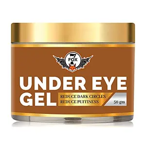 7 Fox Under Eye Gel For Dark Circles For Women & Men | Under eye Gel for wrinkles & puffy eyes | Dark circle remover| All skin types | 50 gm