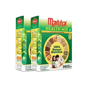 Manna Health Mix Whole Grains (Green 500 g) - Pack of 2