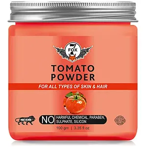 7 Fox Natural Tomato Powder For Face Pack And Hair Pack 100gm