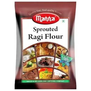 Manna Sprouted Ragi Flour (500g) - Pack of 2