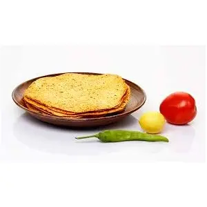 Organic 100% Chana Masala Papad(Handmade Medium Spicy Rajasthani Flavor) Zipper (1600 g)