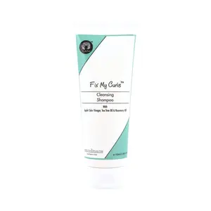 Fix My Curls Cleansing Shampoo for Curly And Wavy Hair Natural & Cruelty Free Anti-frizz Anti-itch using Apple Cider Vinegar pH Balanced With Tea Tree & Rosemary Oil (100ml)