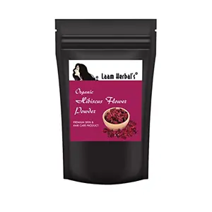Laam Herbals Herbal Hibiscus Flower Powder | Shade Dried & Triple Shifted Powder| For Strong Hair Growth & Fall | For Healthy Hair & Skin (250 g)