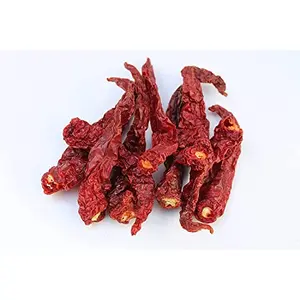 PURE PIK Organically Cultivated Mathania Red Chilli (Lal Mirch) Premium Bold Size Hand Sorted Limited Edition 100 Gram