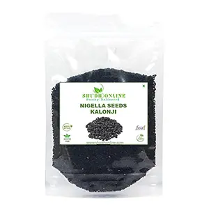 Shudh Online Nigella Seeds Kalonji Seeds Organic (200 grams) Nigella Sativa Seeds Onion Seeds Black Mangraila Seeds Fennel Flower
