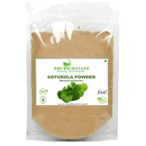 Shudh Online Gotu Kola powder Vallarai (200 grams) Centella asiatica Mandupakarni Gotukola organic powder