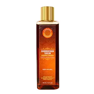 Shesha Naturals DHANWANTARAM THAILAM  Stretch Mark Oil PRE-POST NATAL Massage Oil An Authentic Ayurvedic Oil FROM KERALA-200 ML