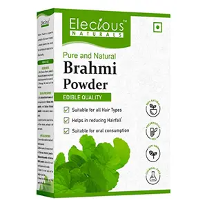 Elecious Naturals Brahmi powder for Hair growth | 100% Naturals No preservative | Helps in reducing Hairfall hair growth (200 grams)
