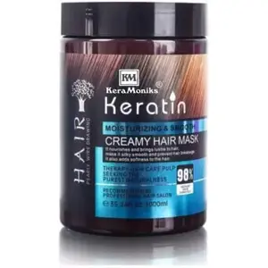 Keramoniks PROFESSIONAL Keratin Cream Hair mask Moisturizing & Smoothing for Dry Damaged (1000 g)