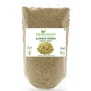 Shudh Online Premium Ajwain whole Carom Seeds - 1.8 Kg / 1800 grams (Vaamu whole Ajawain Ajvaain Weed Seeds Azwine Aijwain Ajvayan)