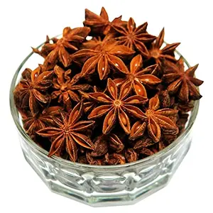 PURE PIK Star Anise Whole | Chakri Phool | Badhiyan Fool | Spice Natural Aromatic and Organic -50 Gram