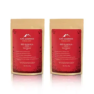 Alps Goodness Red Kamala Powder (50 g Pack of 2) - Hair Pack Powder for Manageable Hair - 100% Pure & Natural