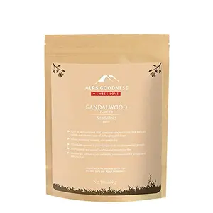 Alps Goodness Sandalwood Powder for Skin & Hair 250 g | 100% Natural Face Mask Powder For Even Toned Glowing Skin | No Chemicals
