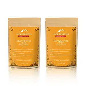 Alps Goodness Orange Peel Powder for Skin & Hair (50 g Pack of 2) - Helps in Skin Brightening Damaged Hair & Soothes Scalp - 100% Pure & Natural