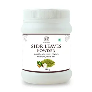 AL MASNOON Sidr Leaves Powder 100g / Beri ka Patta Powder 100% Natural & Pure (PACK OF 1)