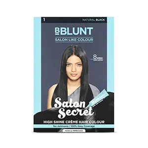 BBLUNT Salon Secret High Shine Hair Colour - Natural Black - 152 ml