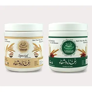 AL MASNOON Talbina with Dry Dates & Talbina with Dry Fruits Combo Pack each 350g