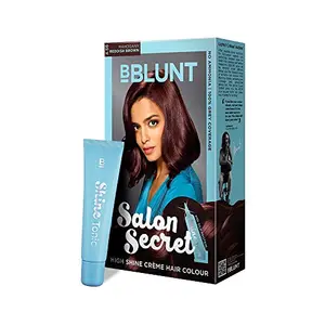 BBLUNT Salon Secret High Shine Hair Colour 100g - Mahogany Reddish Brown 4.56 (Pack of 1)
