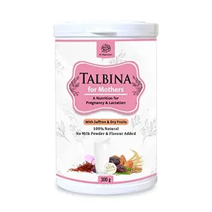 AL MASNOON Talbina For Mothers With Saffron & Dry Fruits/ 100% Natural / 300g (pack of 1)
