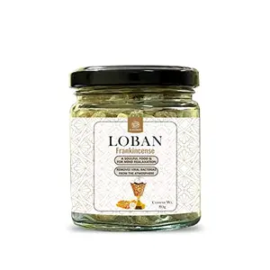 AL MASNOON Frankincense /Loban 80g ( Pack of 1)/ 100% Natural & Pure