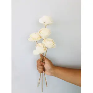 Vanchai Twist Roses Sola Flower (5pcs)