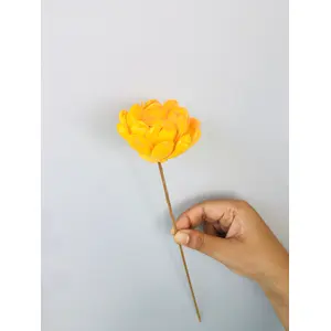Vanchai Marigold Yellow Sola Flower (5pcs)