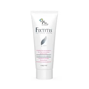 Fixderma 15% zinc oxide Fixtitis Anti Rash Cream | Diaper rash cream for | Softening the Rough Skin Soothing and Healing | Rash Cream for Sensitive Skin - 40gm