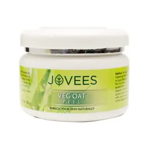 JOVEES Veg Oat Face Peel Removes Acne Pimple and Tanning | with Almond Powder and Wheat Grain 100g