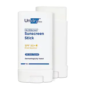 Undry Hydrating for Dry Skin (50gm) Light Photostable SPF 50 Broad Spectrum Sun Screen Protector SPF 50 for Women & for Men; Sun Cream with HA & Ceramide