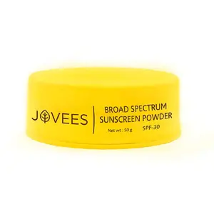 JOVEES Broad Spectrum Powder With SPF 30 | Prevents Sunburns Skin Damage & Uneven Skin Tone | Natural Mineral Based Ingredients |50gm
