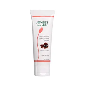 JOVEES Herbal Anti Blemish Pigmentation Cream with the Essence of Saffron | s Dark Spots Pigmentation & Blemish | For All Skin Types | 60gm