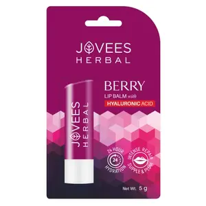 JOVEES Berry Lipbalm with Hyaluronic Acid-5 g