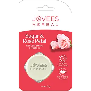 JOVEES Sugar & Rose Petal Replenishing Lipbalm-8 g