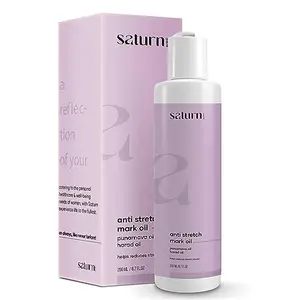 Saturn by GHC Tone Up Anti-Stretch Marks Oil for Stretch Mark & Skin Toning Sulfate Free - 200ml Pack of 1