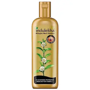Indulekha Bringha Ayurvedic Shampoo 340 ml for Hair Fall Control With Bringharaj Extracts Amla Shikakai - For Men & Women