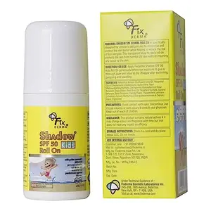 Fixderma Shadow SPF 50 Roll On for | SPF 50 | Roll On for with Golden Seaweed & sterol | PA+++ UVA & UVB Protection - 30gm